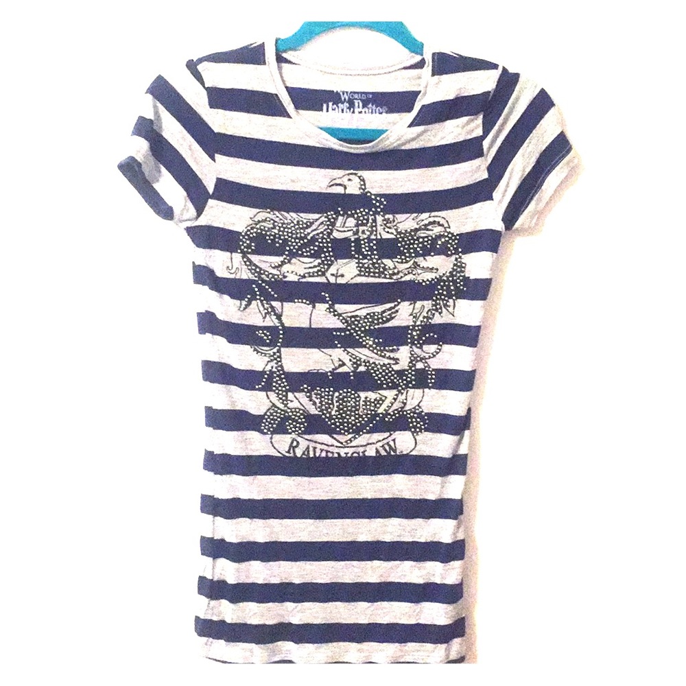 New Ravenclaw™ Rhinestud Crest Ladies T-Shirt